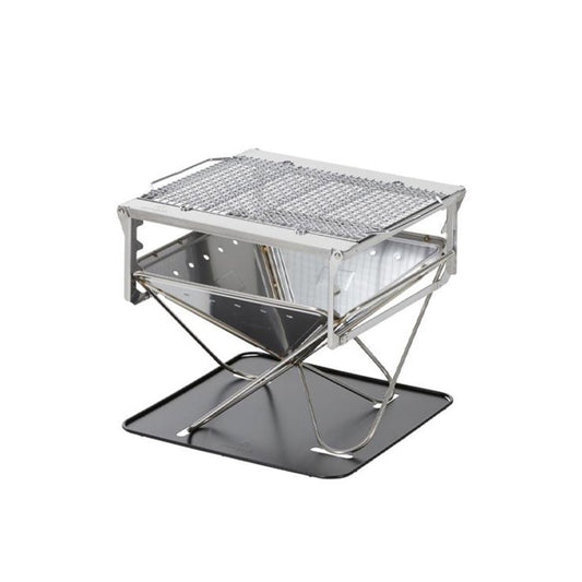 Snow Peak Takibi Fire and Grill 'Pack & Carry Starter Kit' (Silber)  - Allike Store