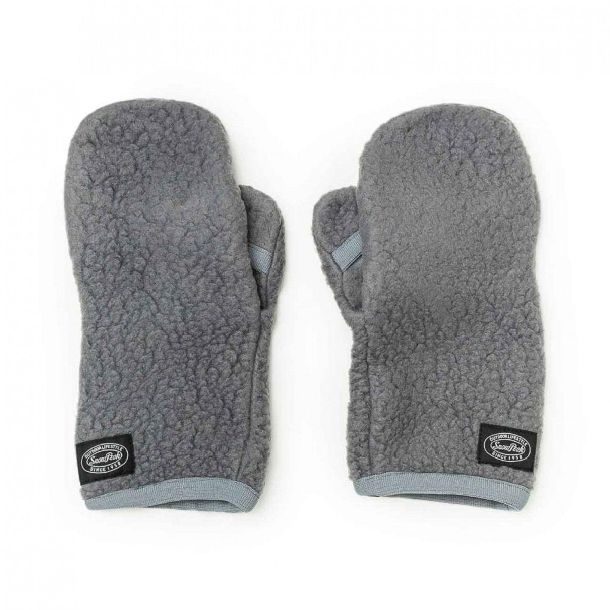 Snow Peak Thermal Boa Fleece Mittens (Grau)  - Allike Store