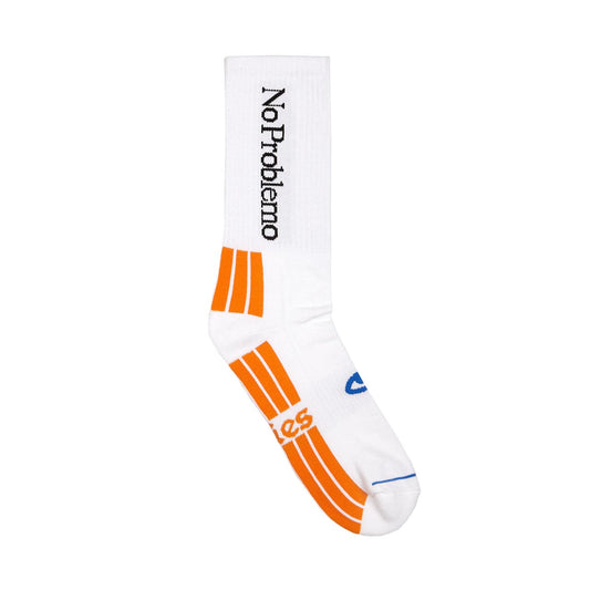 Aries No Problemo Socks (Weiß / Orange)  - Allike Store