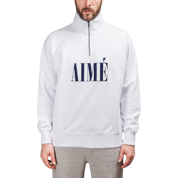 Aimé Leon Dore Quarter Zip Pullover (Weiß) SS19-CS006H