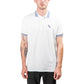 Aimé Leon Dore Monogram Stripe Collar Polo (Weiß)  - Allike Store