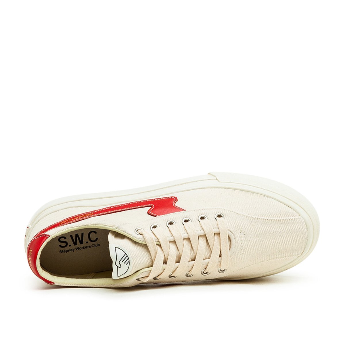 Stepney Workers Club Dellow S-Strike Canvas (Cream / Rot)  - Allike Store