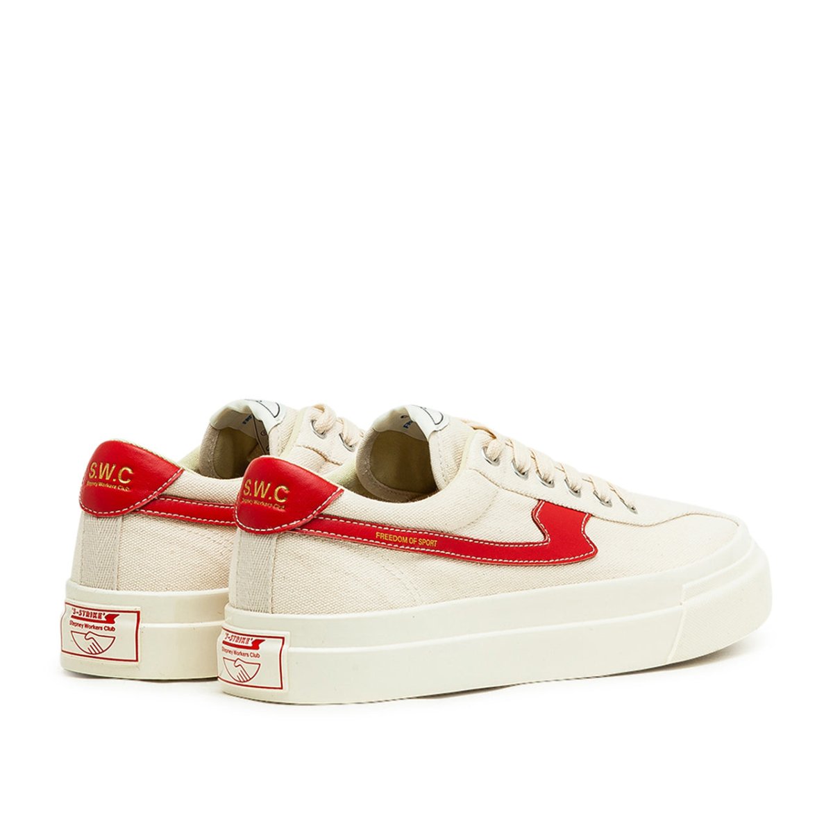 Stepney Workers Club Dellow S-Strike Canvas (Cream / Rot)  - Allike Store
