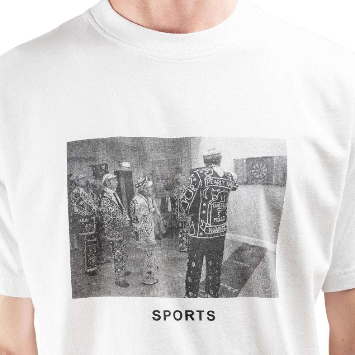 Stepney Workers Club x Heresy Darts T-Shirt (White) YZ10102 – Allike Store