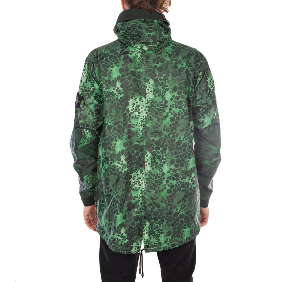 Stone Island Alligator Camo Light Cotton - Nylon Rep (Grün Stone Island Alligator Camo Light Cotton - Nylon Rep (Grün