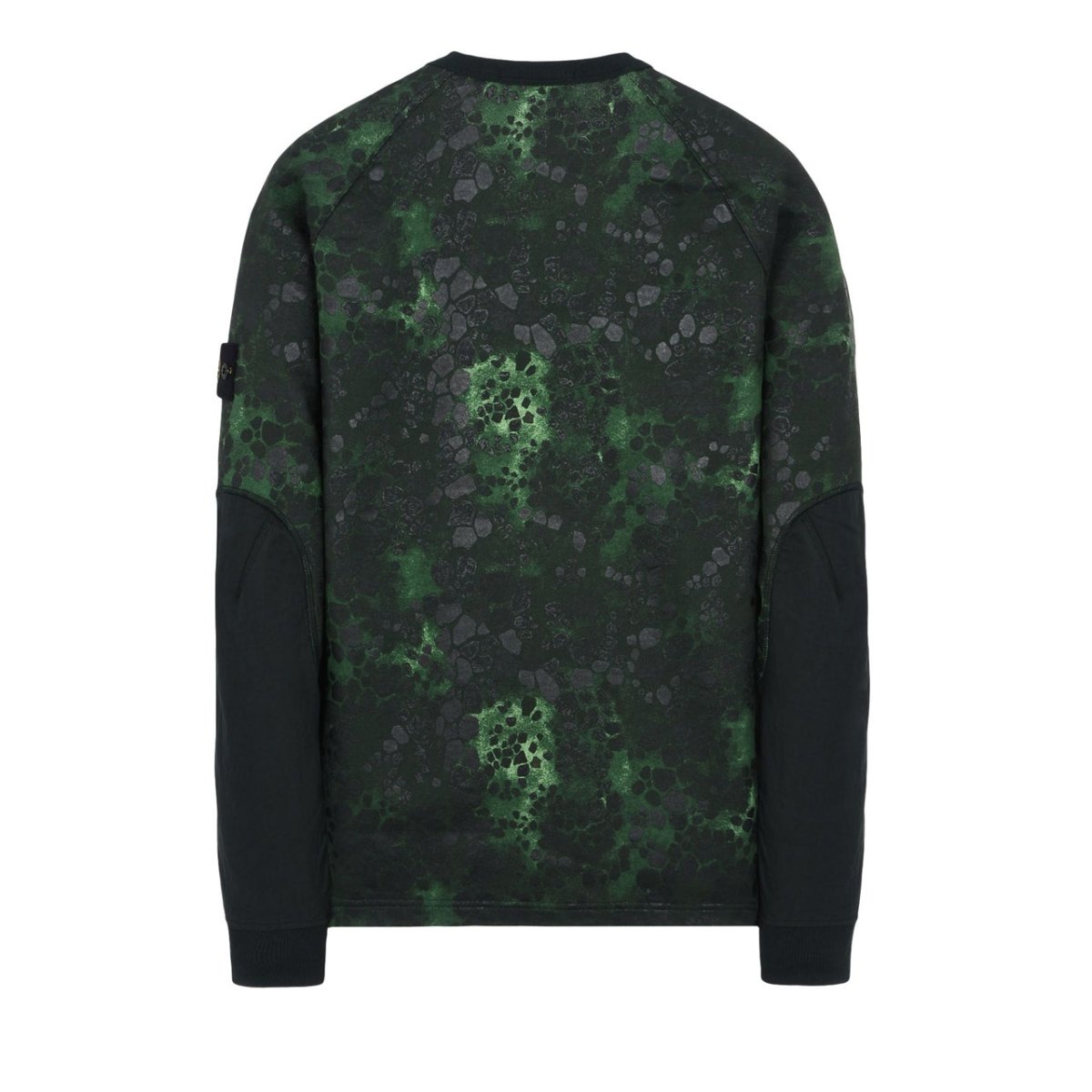 Stone Island Alligator Camo Sweat Shirt Grun 6815636E4.V0050 Allike Store