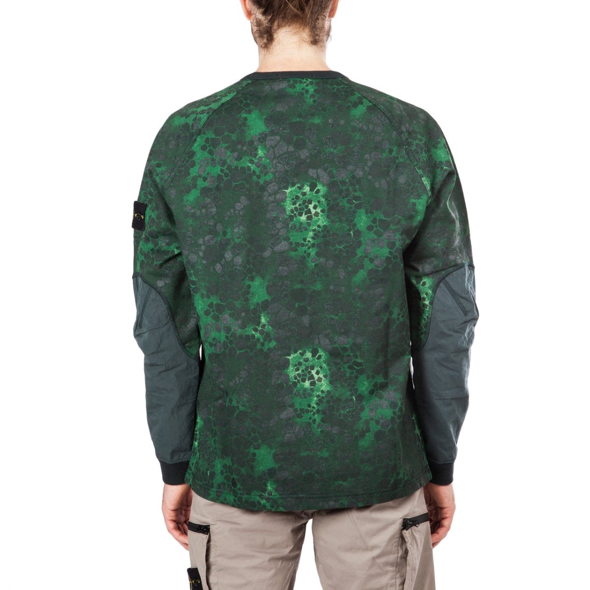 Stone Island Alligator Camo Sweat Shirt Green 6815636E4.V0050