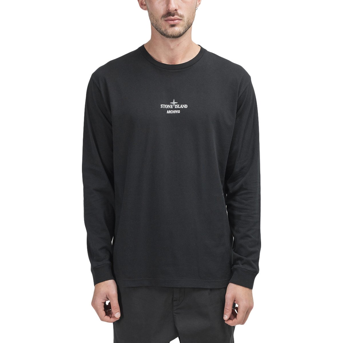 Stone Island Archivio Longsleeve (Schwarz)  - Allike Store