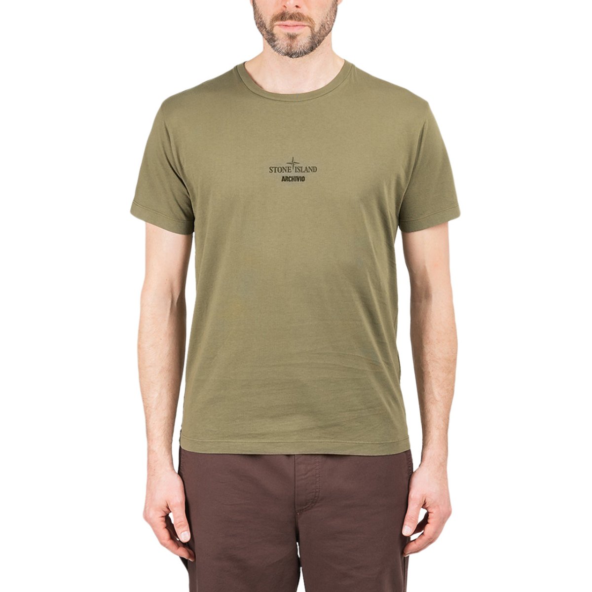 Stone Island Archivio T-Shirt (Olive)  - Allike Store