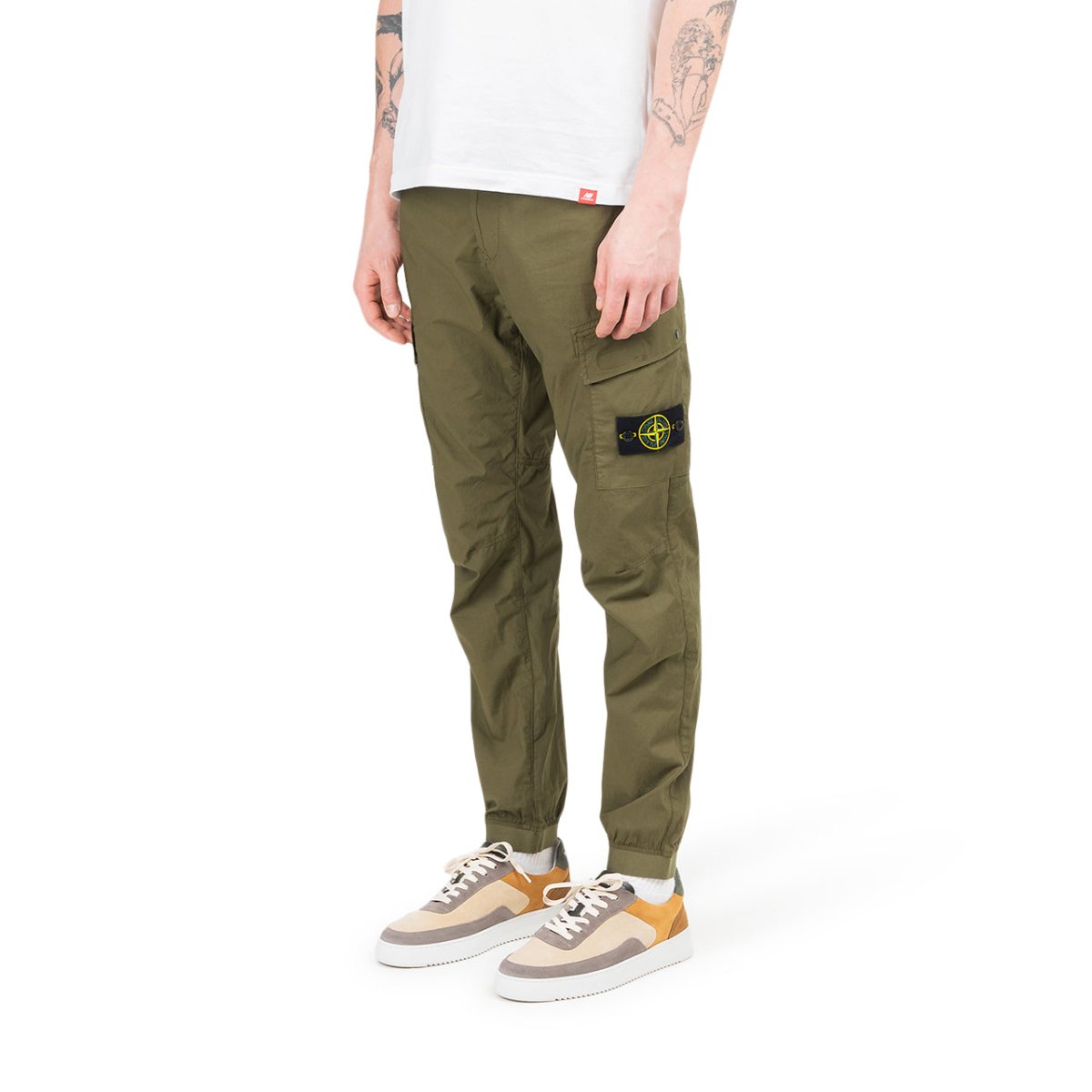 Stone Island Cargo Pants (Olive)  - Allike Store