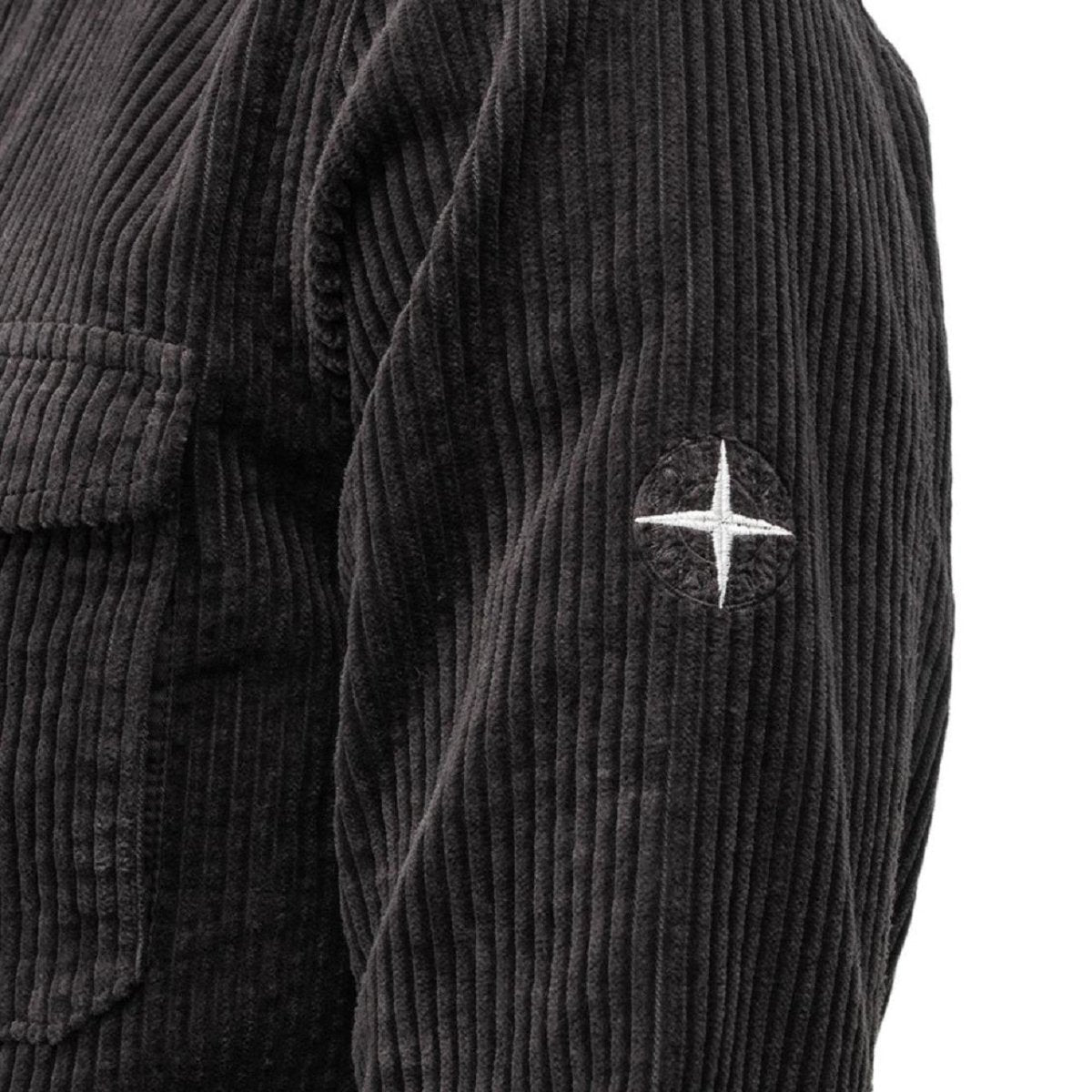 Stone Island Corduroy 2 Pocket Overshirt (Dunkelgrau)  - Allike Store