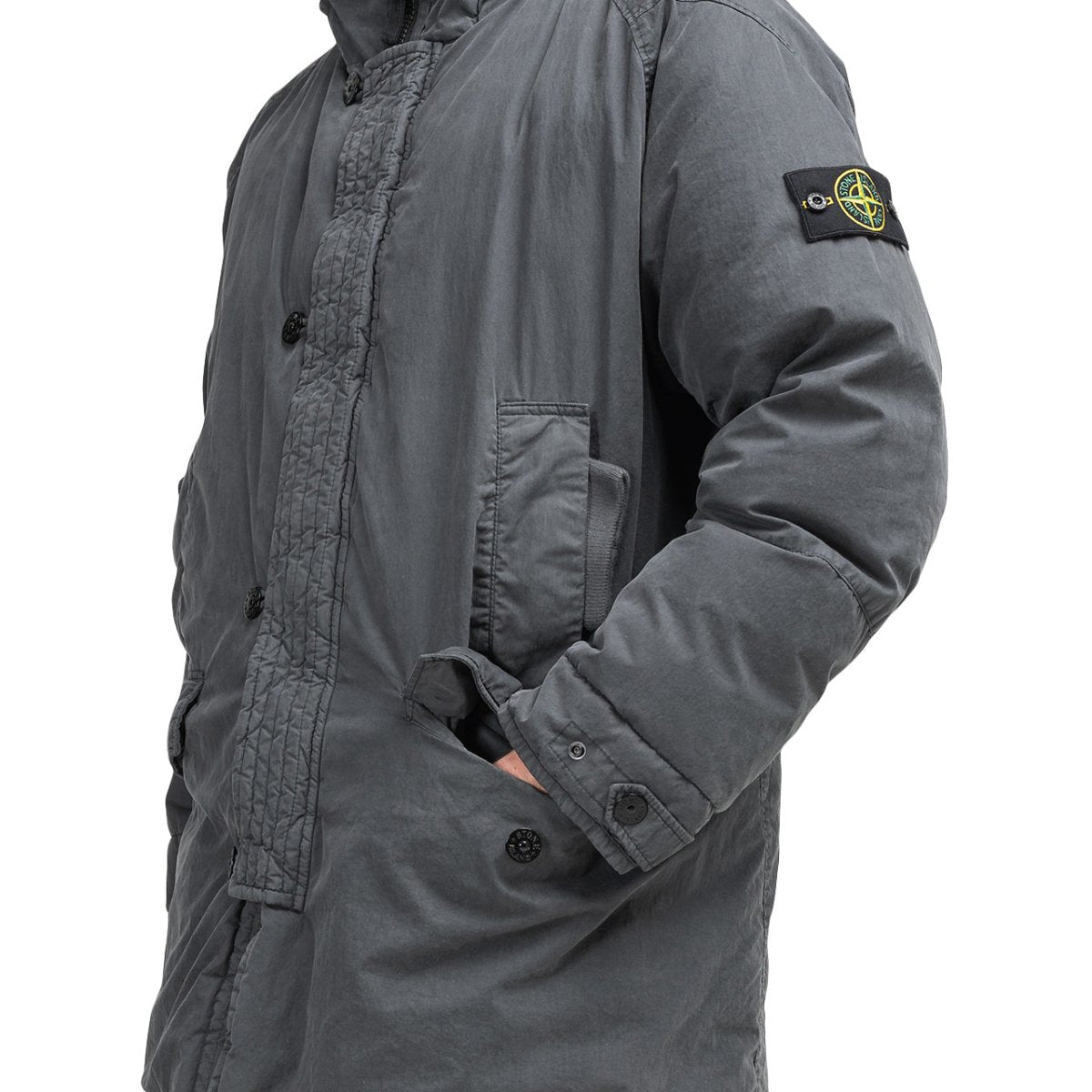 Stone Island Fili Resinata Down Jacket (Anthrazit)  - Allike Store