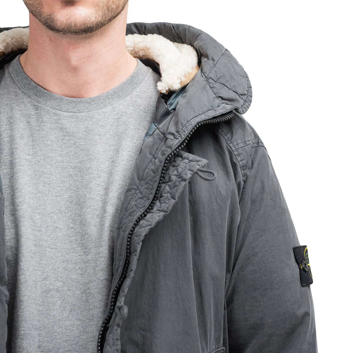 Stone Island Fili Resinata Down Jacket (Anthrazit)  - Allike Store