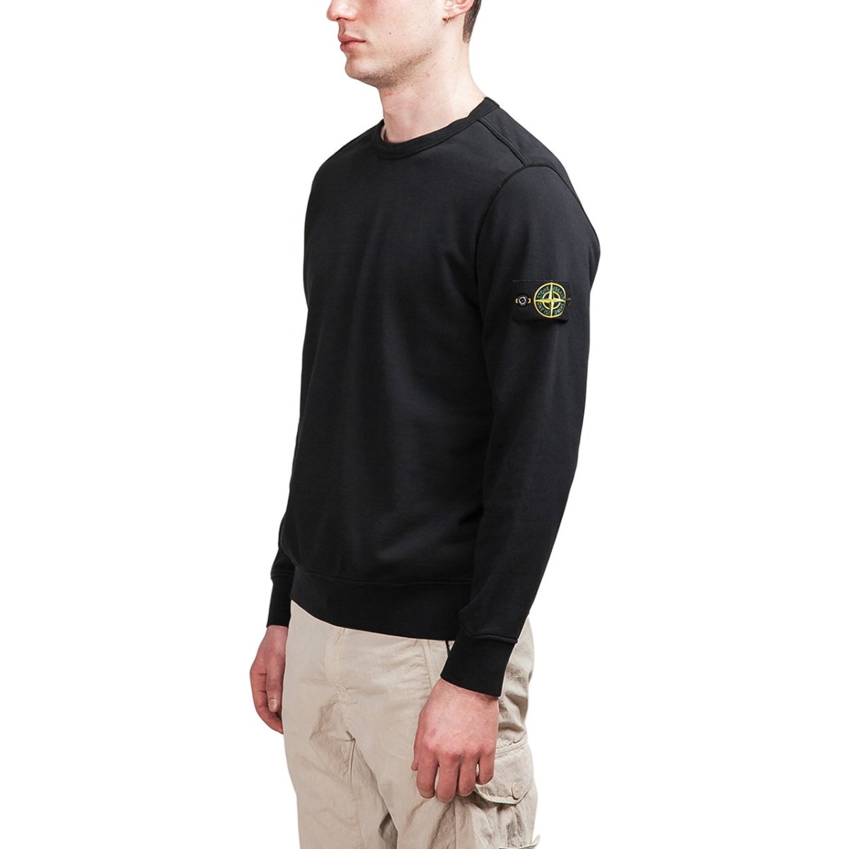 Stone island garment shop dyed crew sweat