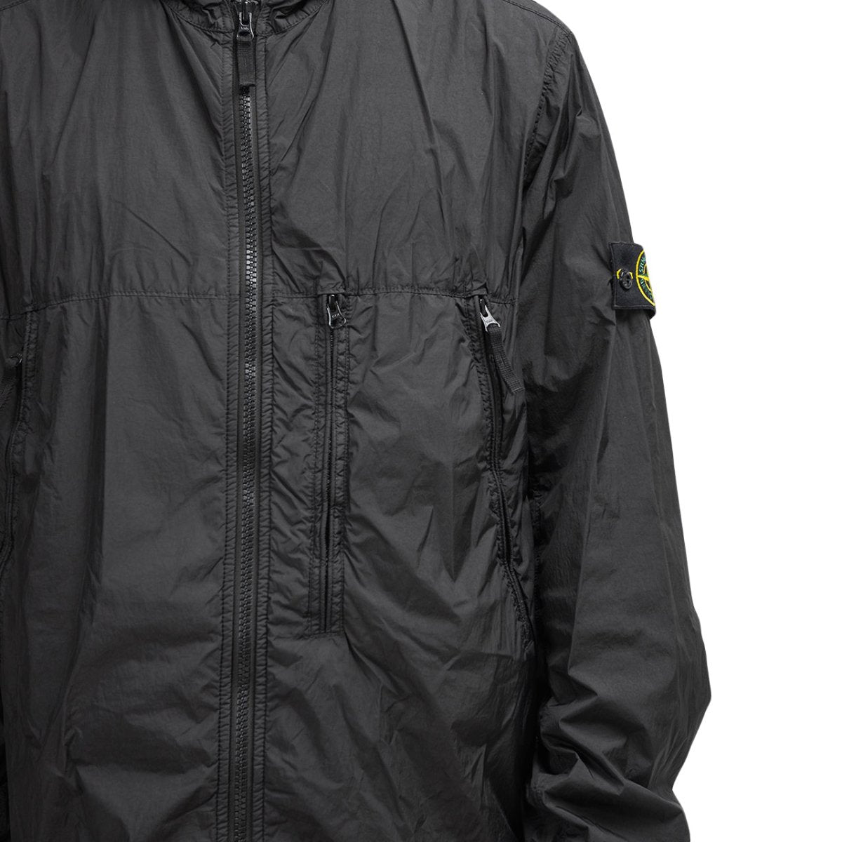 Stone Island Garment Dyed Crinkle Isolante Jacket (Schwarz