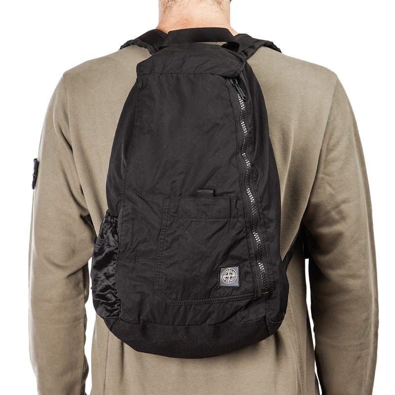 Stone Island GD Compact Nylon Backpack (Schwarz)  - Allike Store
