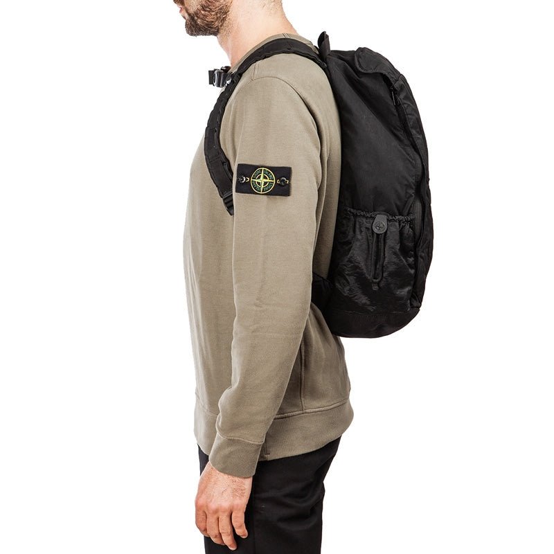 Stone island outlet backpack black