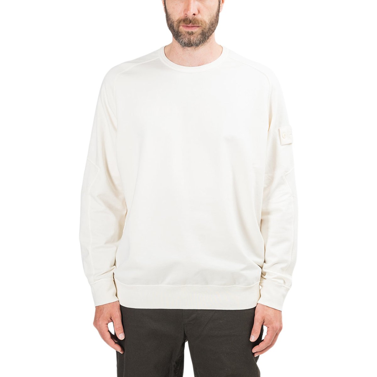 Stone Island 'Ghost Piece' Sweatshirt (Weiß)  - Allike Store