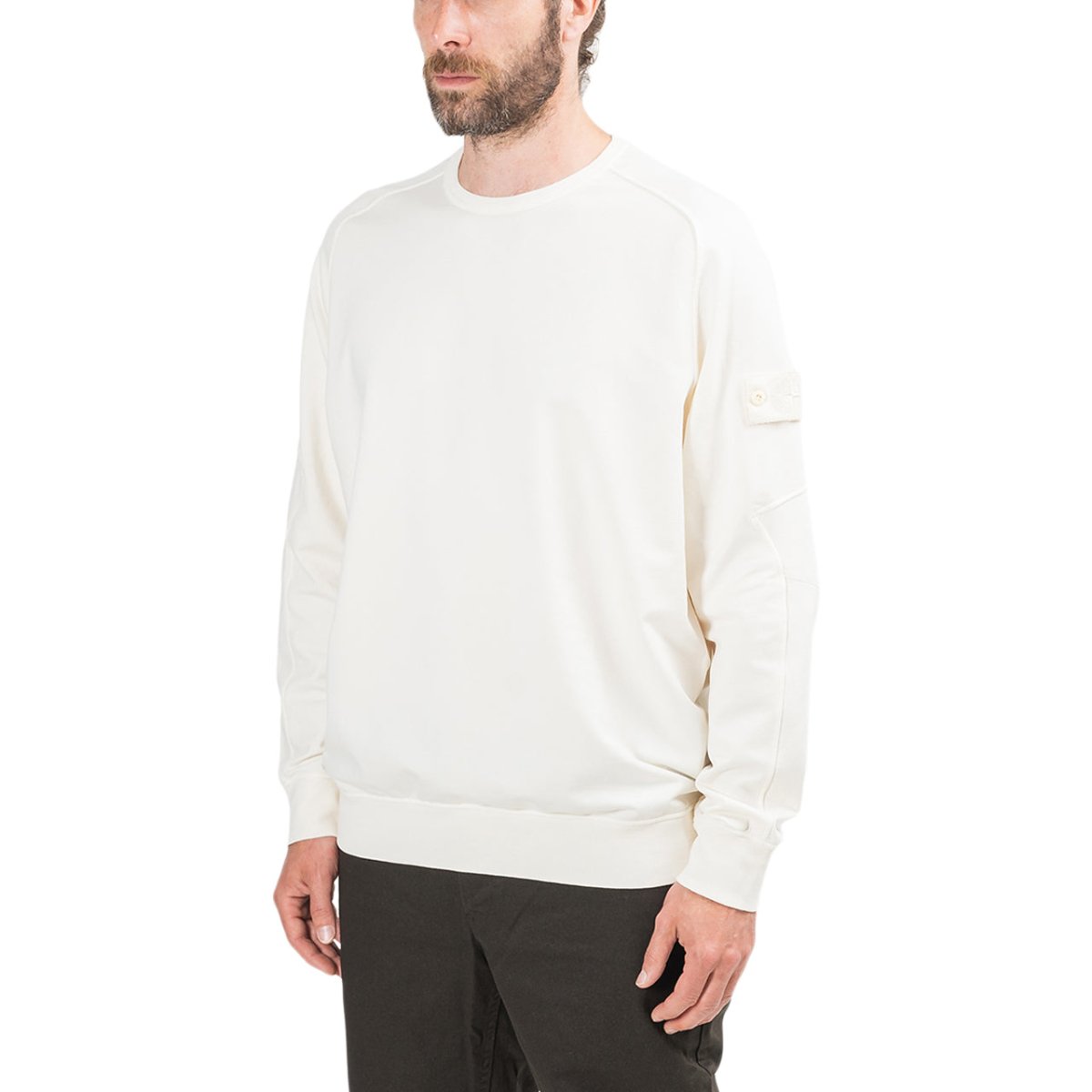 Stone Island 'Ghost Piece' Sweatshirt (Weiß)  - Allike Store