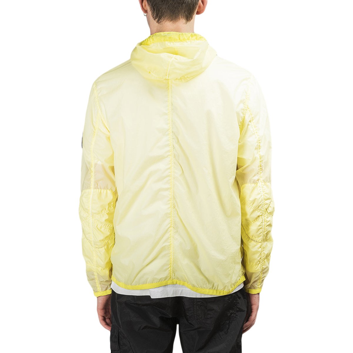 Stone island lamy velour zip hooded shell jacket sale