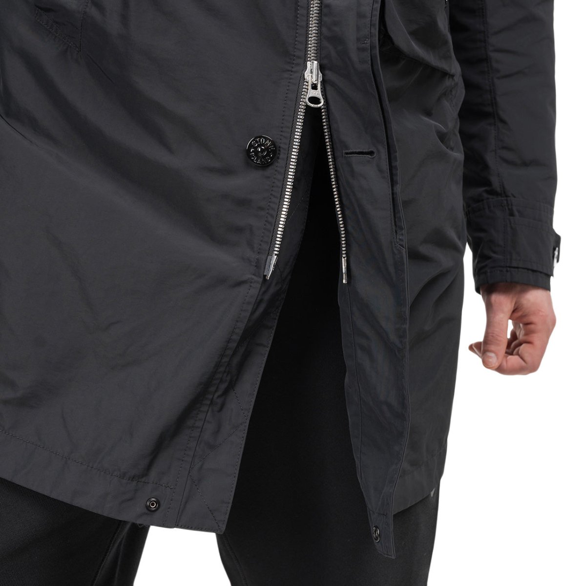 Stone island micro reps jacket outlet black