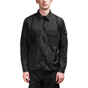 Stone Island Nylon Metal Ripstop Overshirt (Schwarz)  - Allike Store