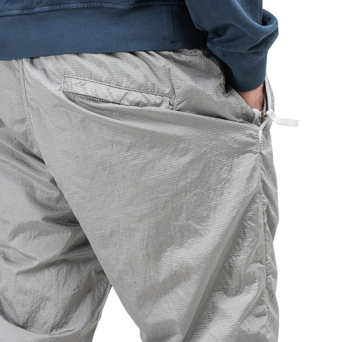 Stone Island Nylon Metal Ripstop Pants (Silber)  - Allike Store