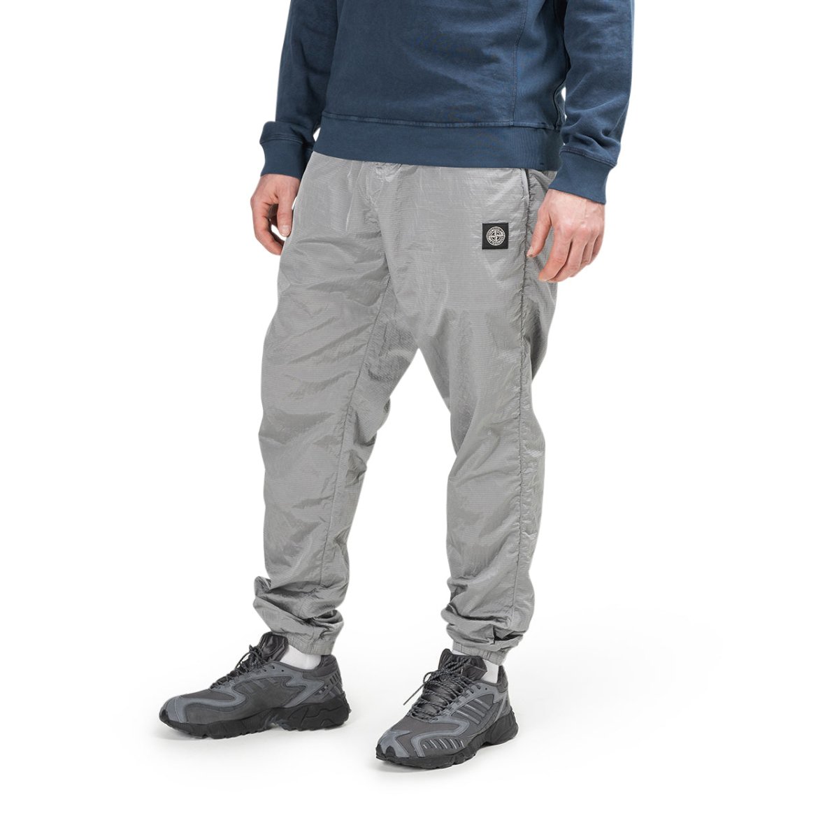 Stone Island Nylon Metal Ripstop Pants (Silber)  - Allike Store