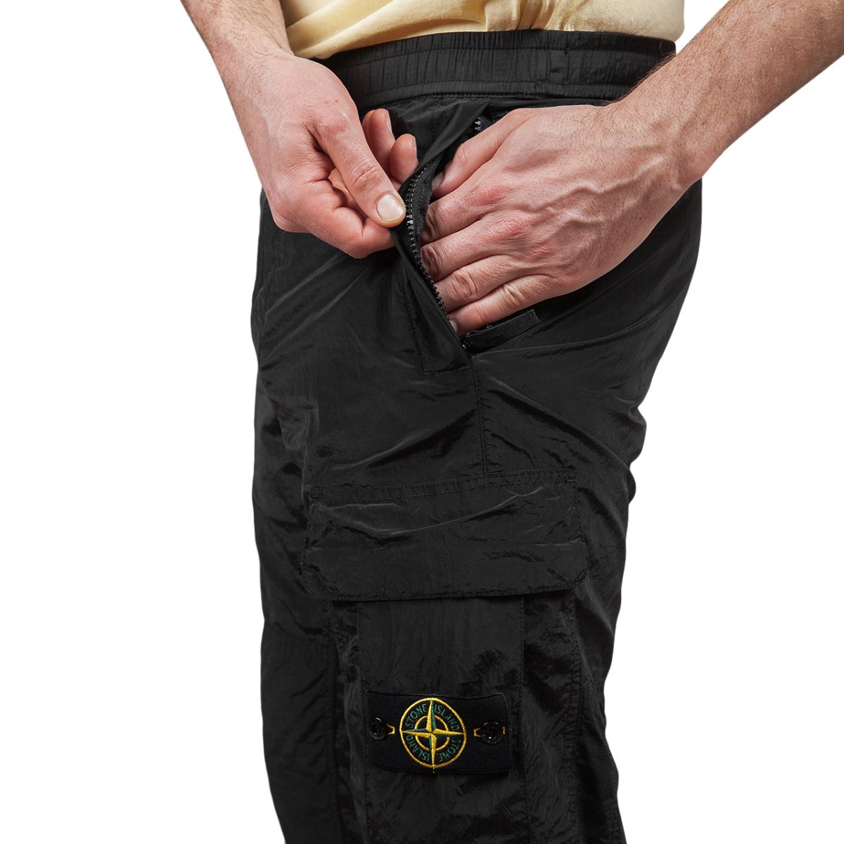 Stone Island Nylon Metal Ripstop Track Pant (Schwarz)  - Allike Store