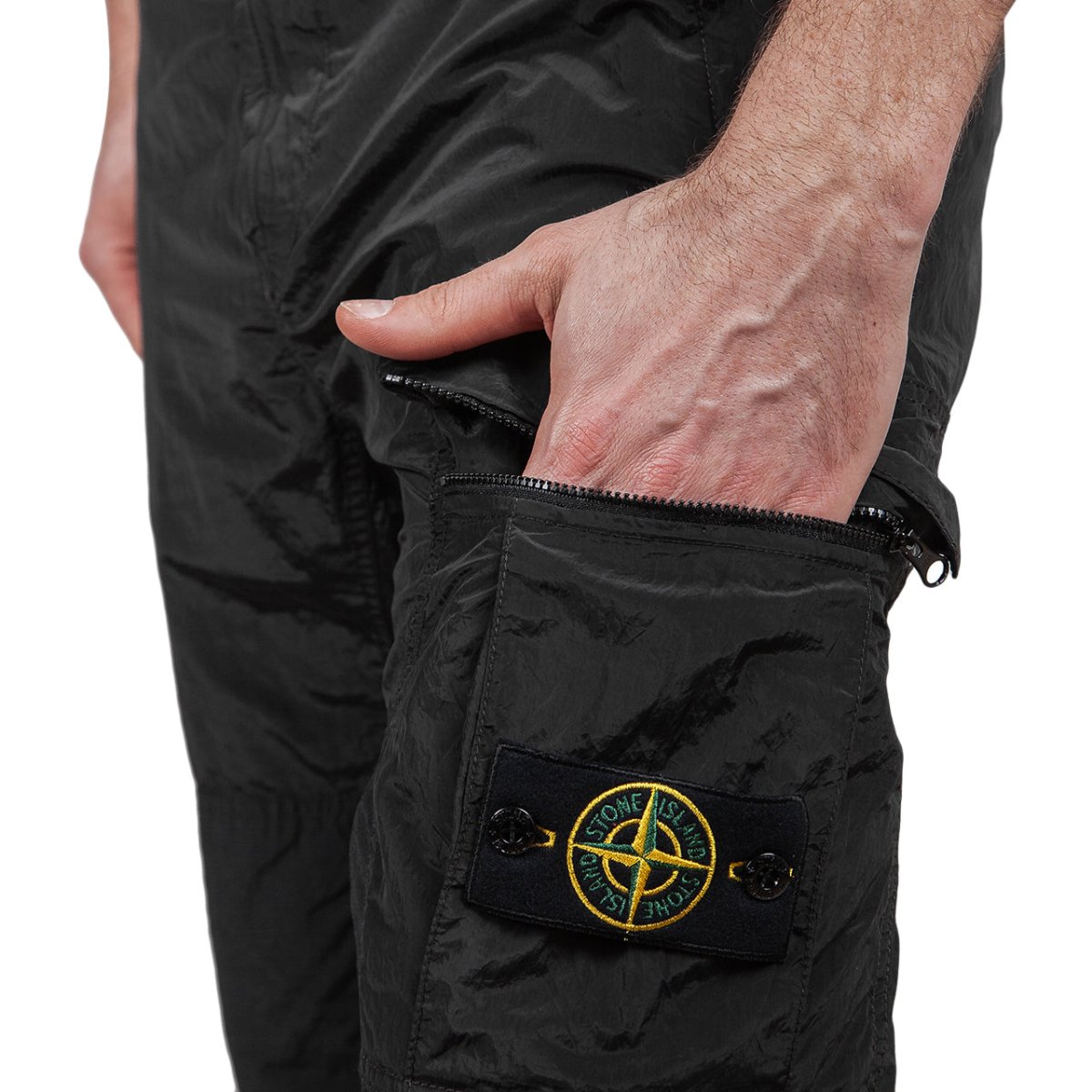 Stone Island Nylon Metal Ripstop Track Pant (Schwarz)  - Allike Store