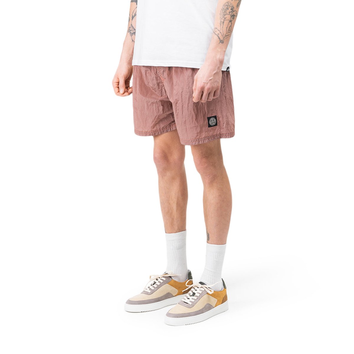 Stone Island Nylon Metal Swim Shorts (Rosa)  - Allike Store