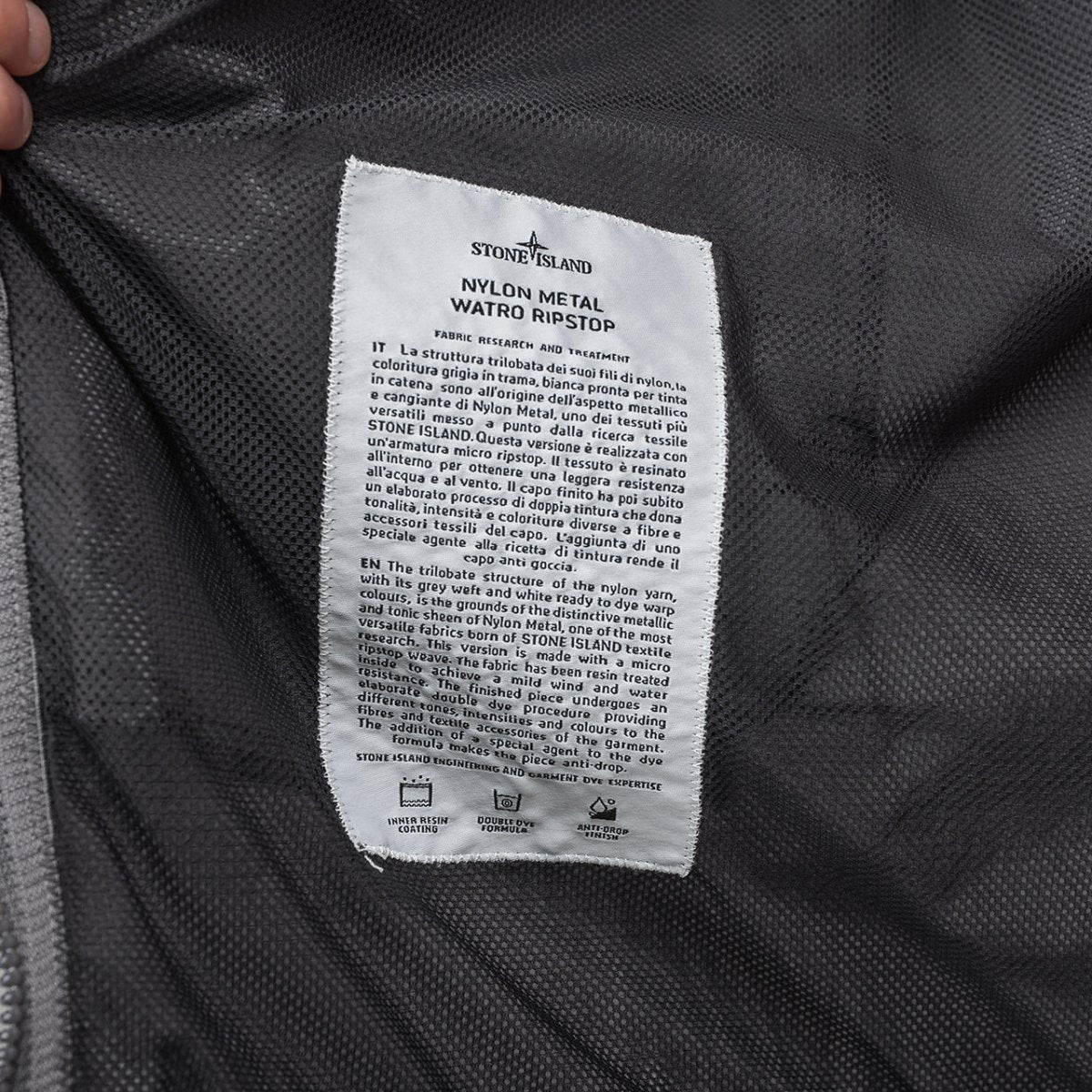 Stone Island Nylon Metal Watro Ripstop Jacket (Anthrazit)  - Allike Store