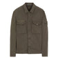 Stone Island Overshirt 'Ghost Piece' (Olive)  - Allike Store