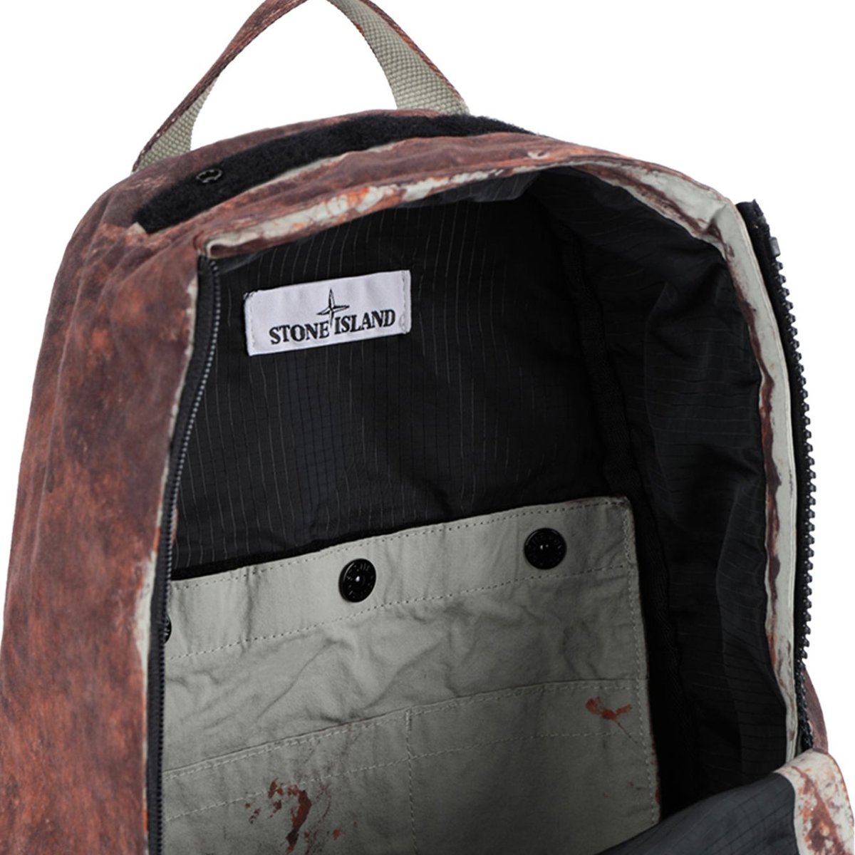 Stone island camo backpack sale