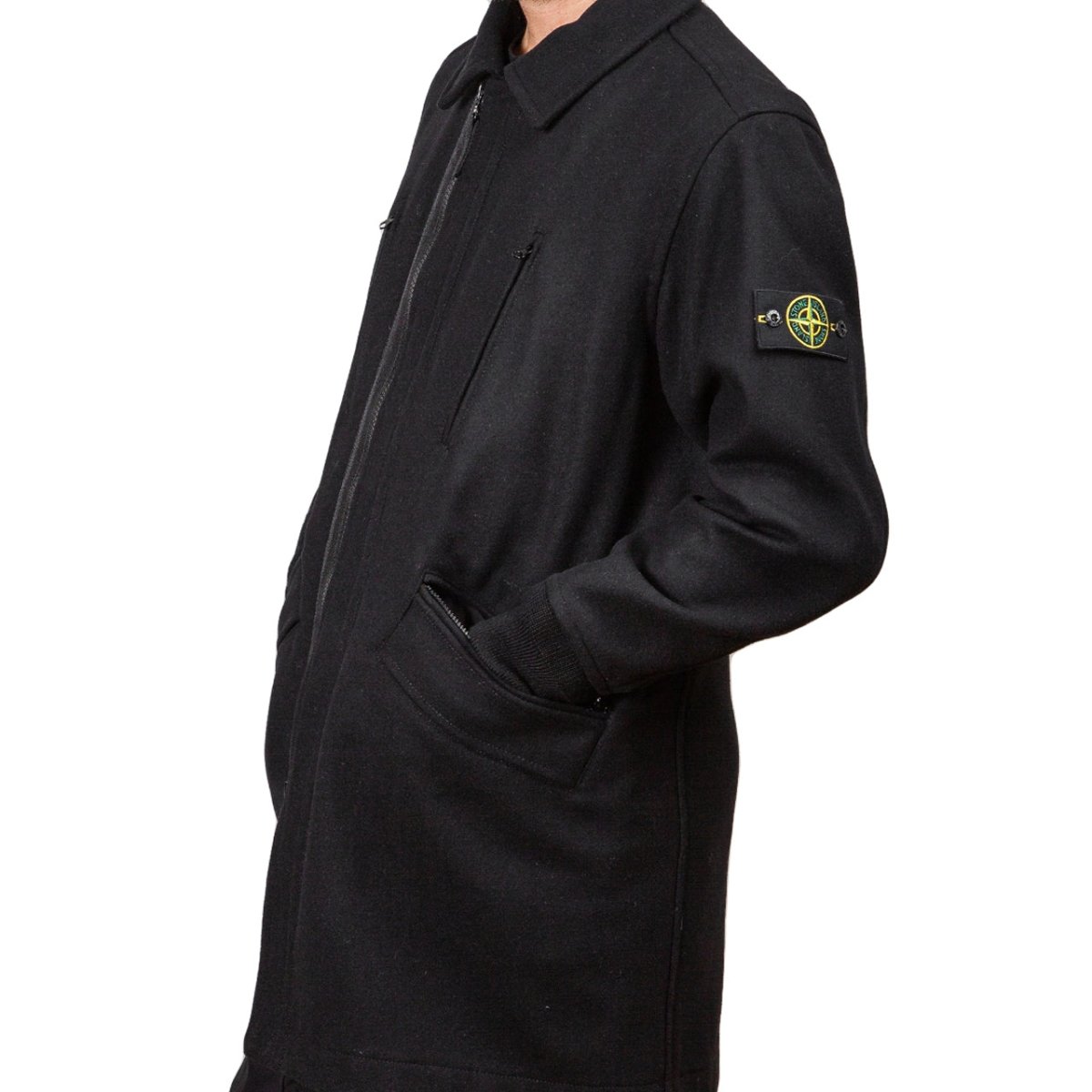 Stone island outlet panno speciale coat