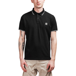 Stone Island Polo Shirt (Schwarz)  - Allike Store