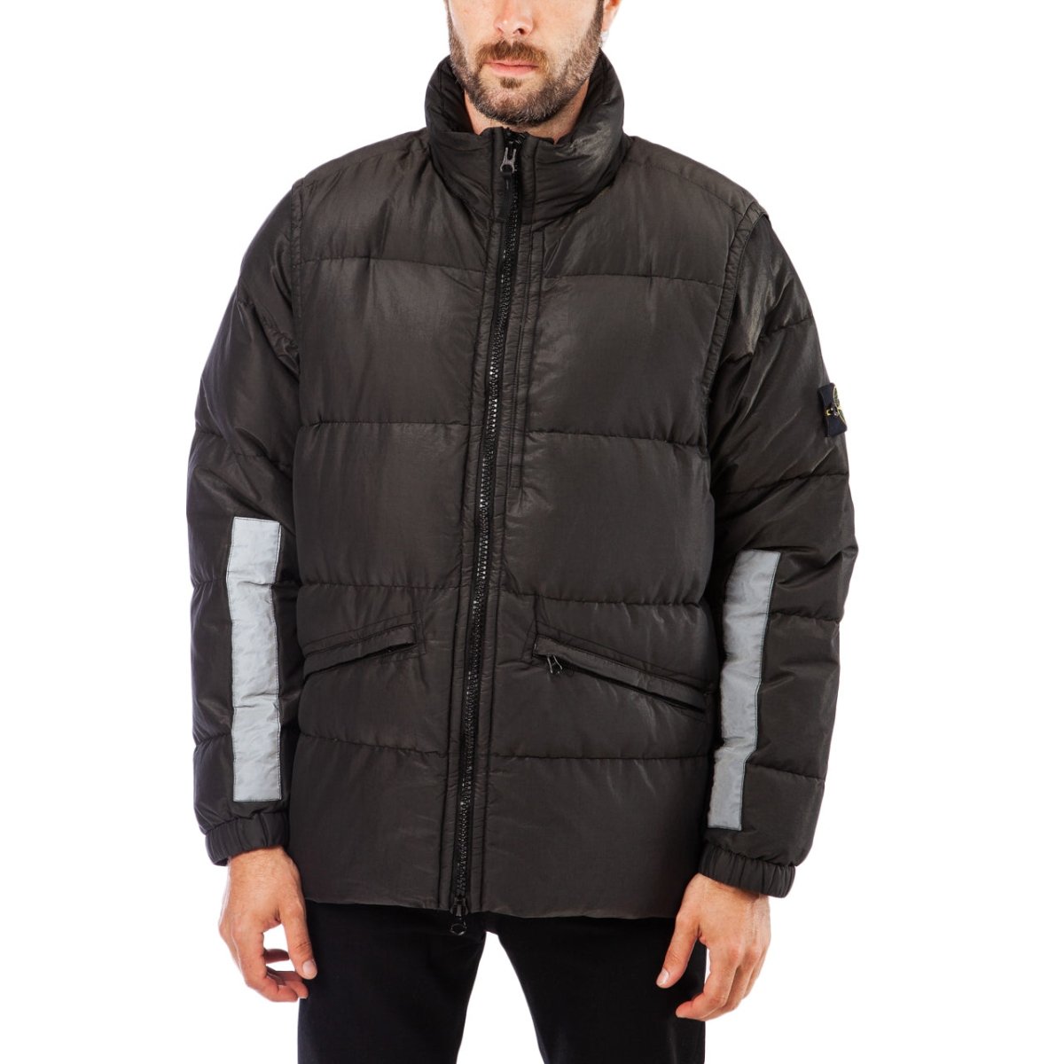 Stone Island Quilted Jacket (Schwarz)  - Allike Store