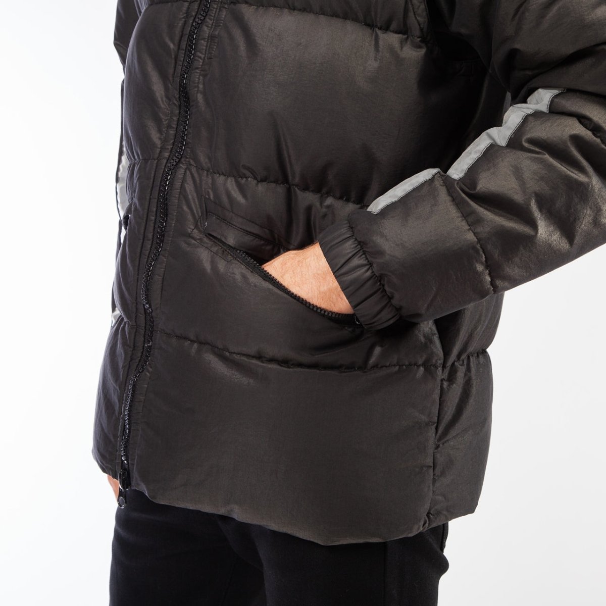 Stone Island Quilted Jacket (Schwarz)  - Allike Store