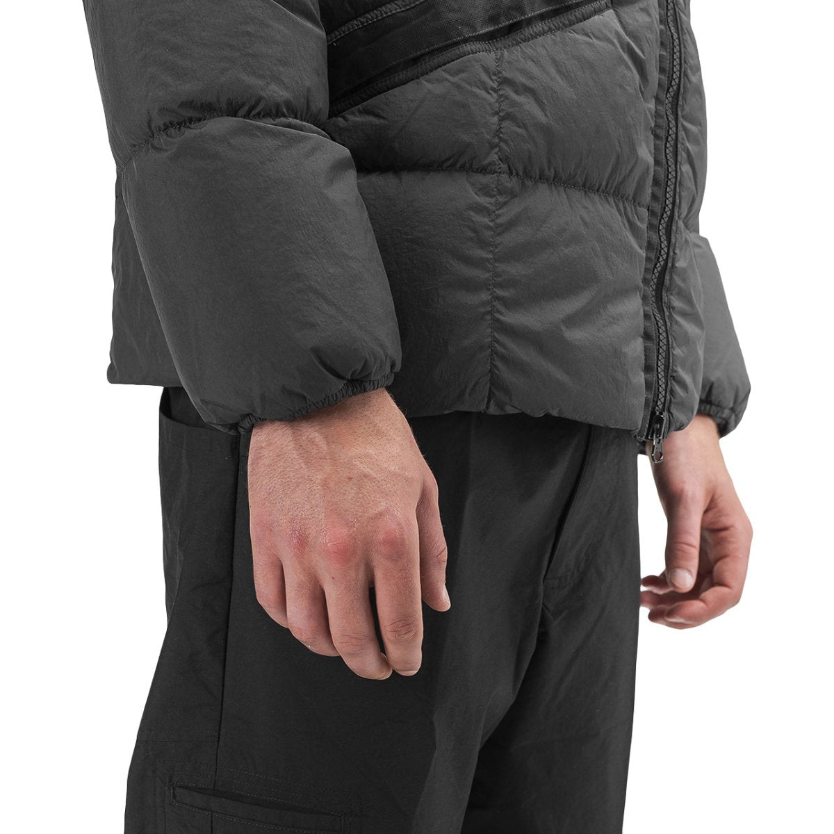 Stone Island Real Down Jacket (Grau)  - Allike Store