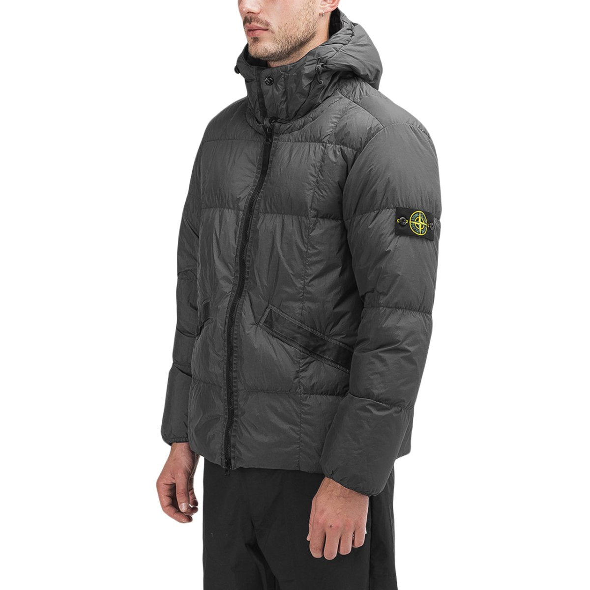 Stone Island Real Down Jacket (Grau)  - Allike Store