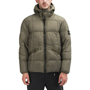 Stone Island Real Down Jacket (Olive)  - Allike Store