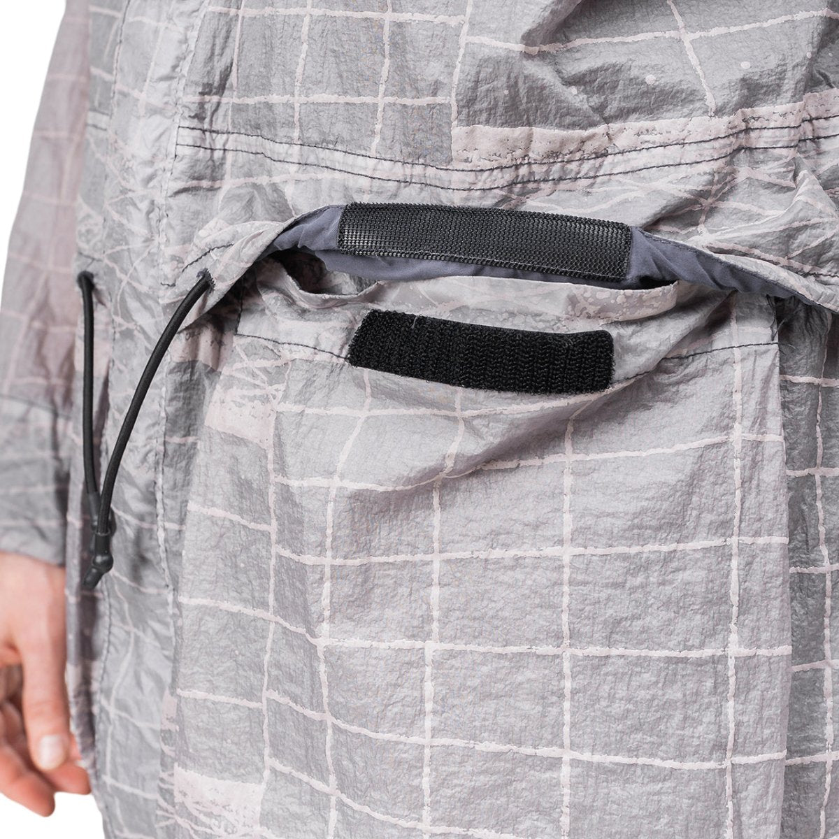 Stone Island Reflective Grid On Lamy-TC Jacket (Grey