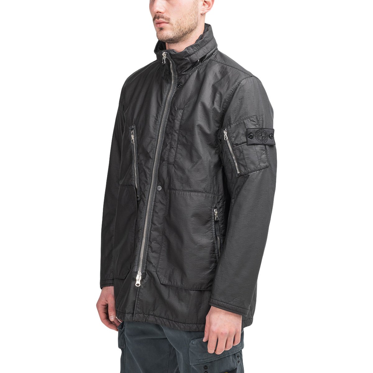 Stone Island Shadow Project 3/4 Jacket (Schwarz)  - Allike Store