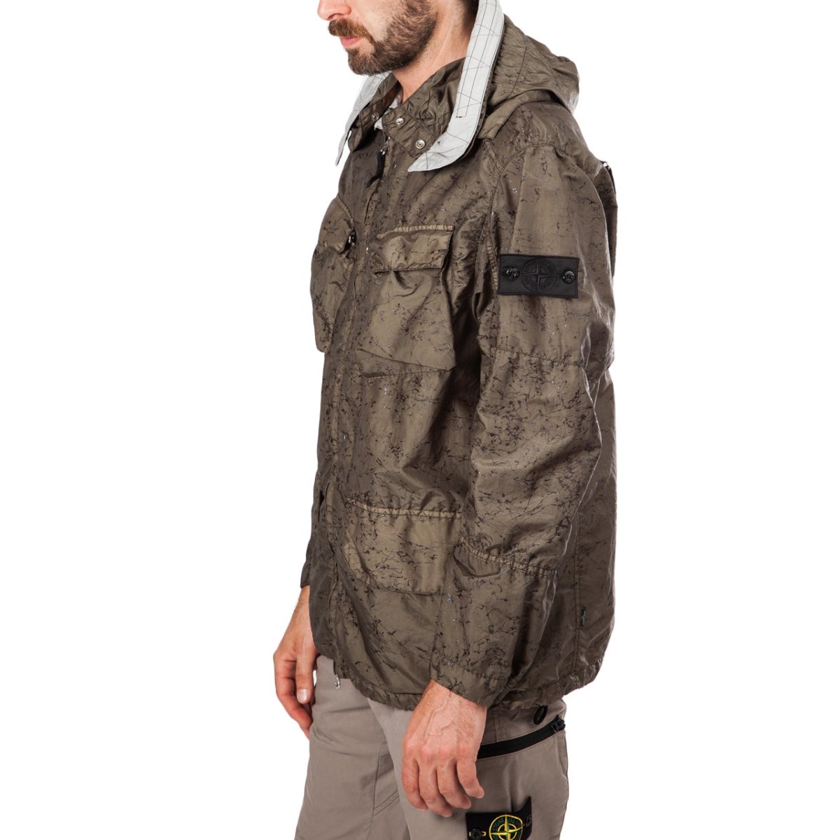 Stone Island Shadow Project Field Jacket Nylon Metal 'Spider' Watro (Olivgrün)  - Allike Store