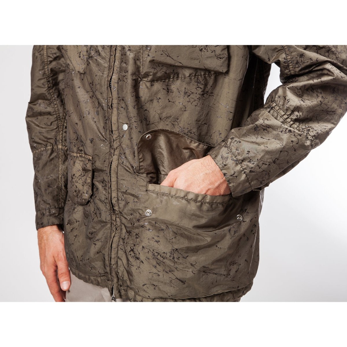 Stone Island Shadow Project Field Jacket Nylon Metal 'Spider' Watro (Olivgrün)  - Allike Store