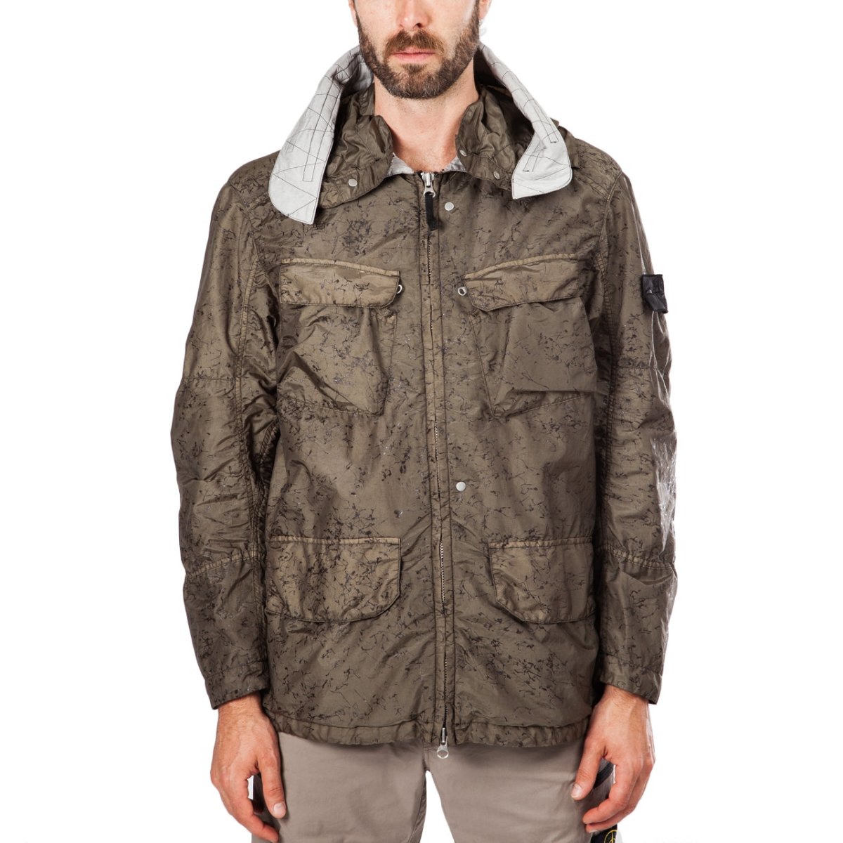 Stone Island Shadow Project Field Jacket Nylon Metal 'Spider' Watro (Olivgrün)  - Allike Store