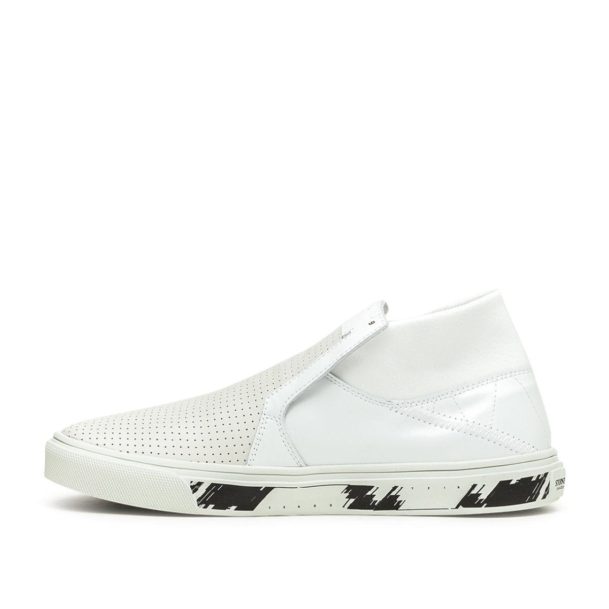 Stone Island Shadow Project Slip-On Mid Leather (Weiß)  - Allike Store