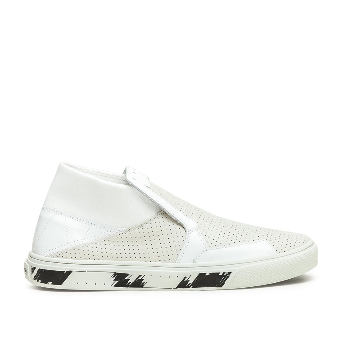 Stone Island Shadow Project Slip-On Mid Leather (Weiß)  - Allike Store