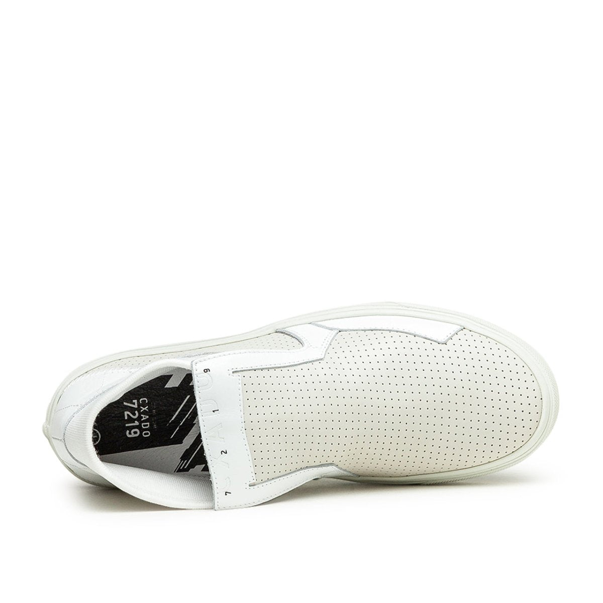 Stone Island Shadow Project Slip-On Mid Leather (Weiß)  - Allike Store