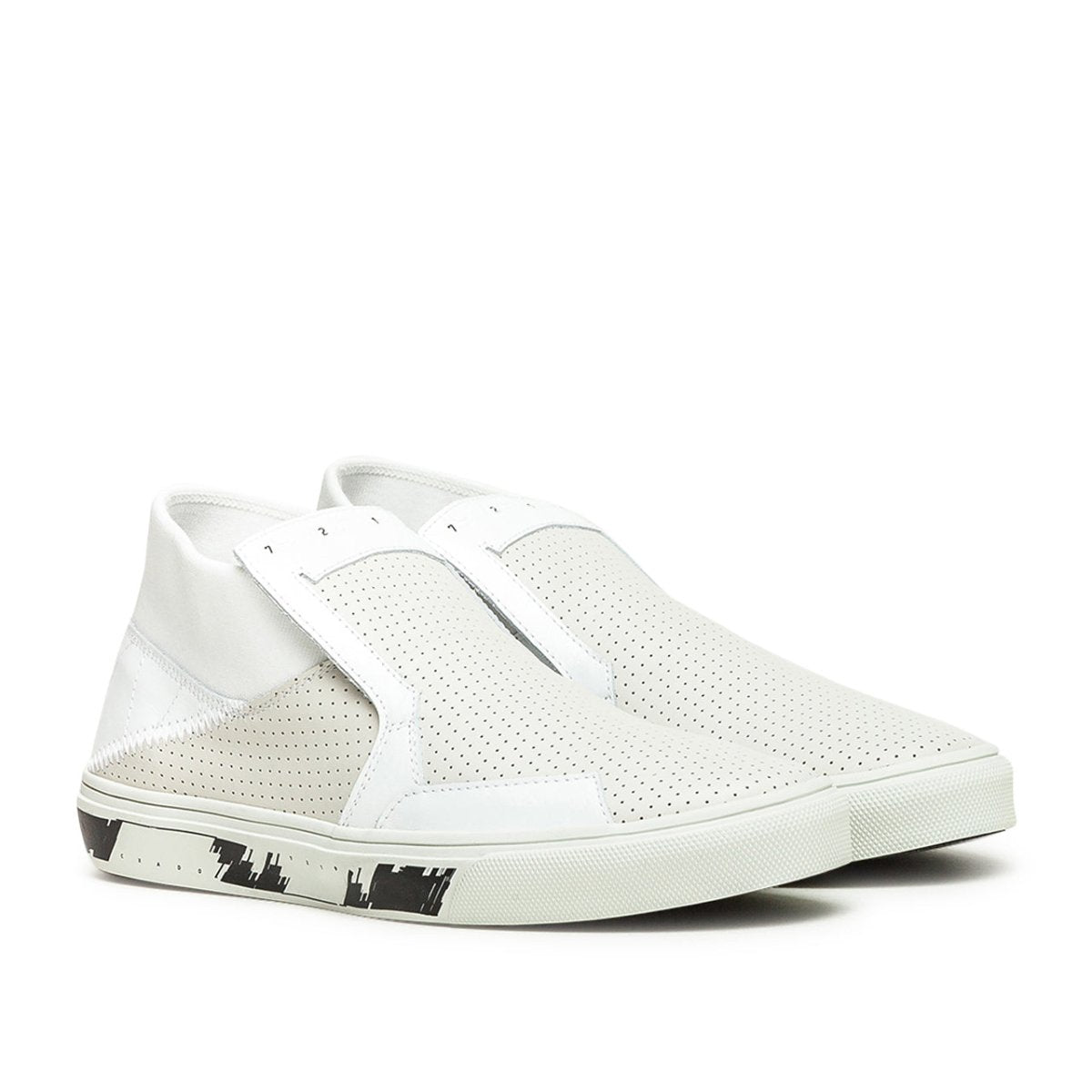 Stone Island Shadow Project Slip-On Mid Leather (Weiß)  - Allike Store